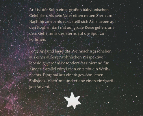 Arifs Abenteuer_eine Weihnachtsgeschichte in 24 Teilen_Adventskalender_Klappentext